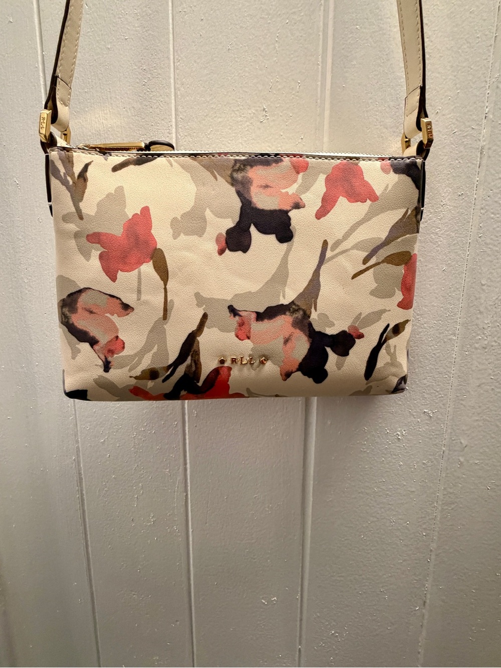Lauren Ralph Lauren Floral Chic Small Crossbody Bag